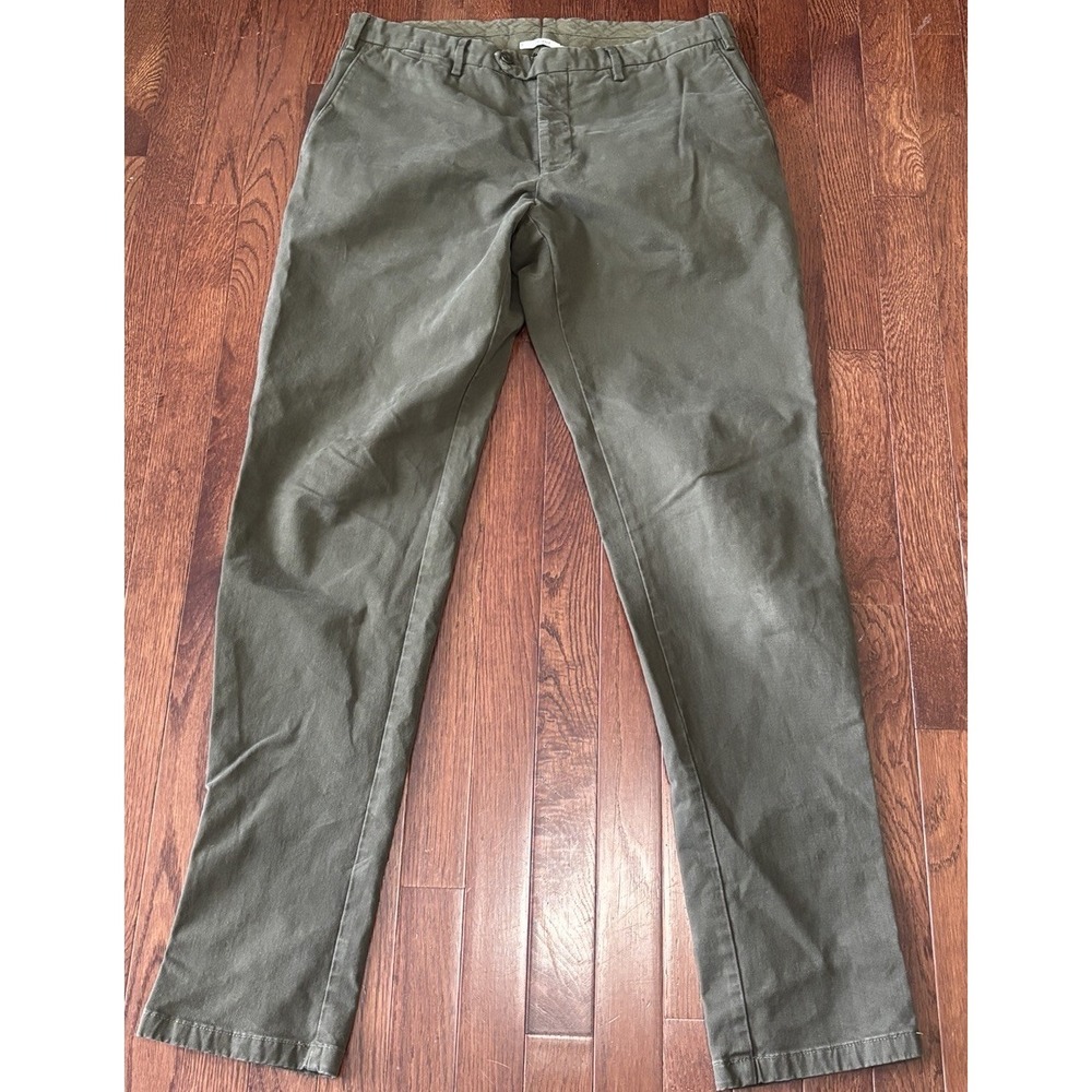 Velasca Green Chinos Size 52 —35-36 Waist 34 Inseam